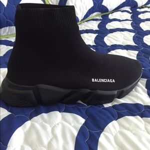 Balenciaga speed trainer triple black size 9